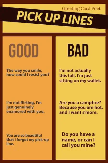 good romantic pick up lines|wholesome pick up lines.